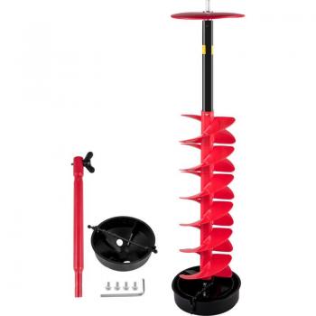 Vevor 8-Inch Ice Auger, 39-Inch Length with Auger Drill
