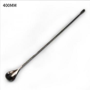 304 Stainless Steel Gold Bar Spoon – Fine Thread, Long Handle, Cocktail Stirrer