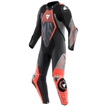 Dainese Audax D-zip Professionali Men Black/red-fluo/anthracite 44