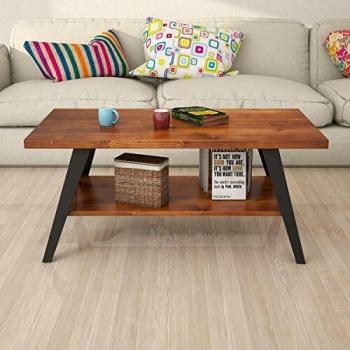 Mesa baja Konik de madera