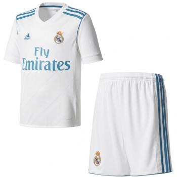 Adidas Real Madrid Mini Kit 2017/2018, Niños, Blanco (BLANCO/AZUINT)