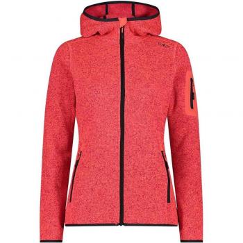 Pile Donna CMP Knit-Tech Heavy Fleece Con Cappuccio E Tessuto Riscaldante