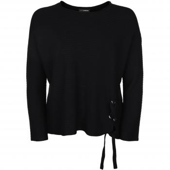 Doris Streich Damen Pullover – Elegante Schnürverzierung