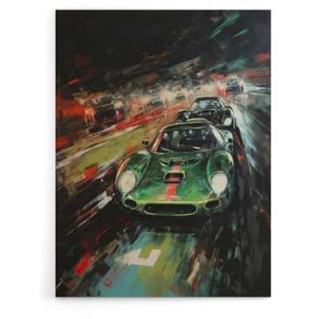 Shadow Street Racer Print