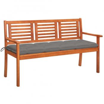 VidaXL 3-Person Outdoor Bench with Cushion