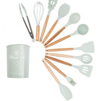 Set de Espátulas y Cucharas de Silicona Antiadherente