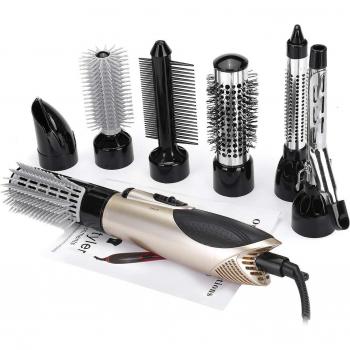 Brosse lissante et bouclante électrique 700W avec ions négatifs