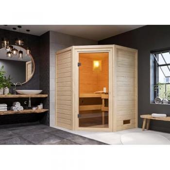 Karibu Innensauna Danika 3,6kW mit Steuerungssystem