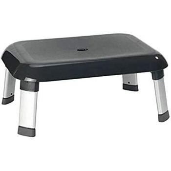 Marche pied enfant et adulte Secura Premium, 46,5x20x36 cm, Gris