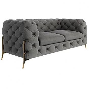 Chesterfield Sofa Ashley mit Metallfüßen