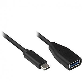 Alcasa 2811-OTG 0.1m USB C to USB A Connector Cable