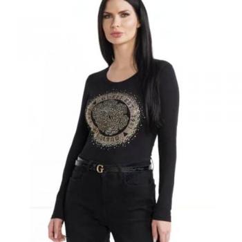 Chemise stretch arborant le logo frontal