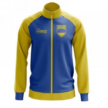 Airo Sportswear Ukraine Men's Football Track Jacket (Blue/Yellow)