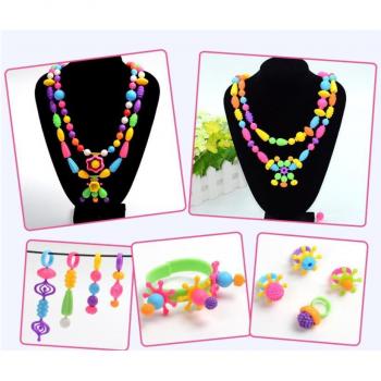 Juego de Manualidades: Pulsera, Collar y Más