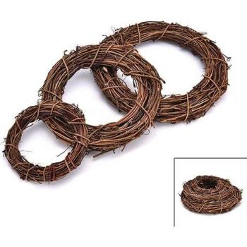 Spring Wedding Rattan Wreath
