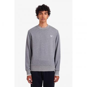 Sweatshirt Fred Perry Homme Gris Col Rond XL