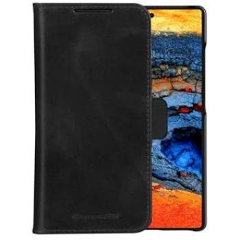 S25 Ultra 2‑in‑1 MagSafe Leather Wallet Protector – Black