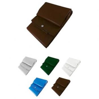 Toldo Resistente Impermeable – Lona Multiuso 4x6 m, Color Marrón (JARDIN202)
