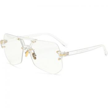 Peekaboo Rimless Glasses for Men and Women