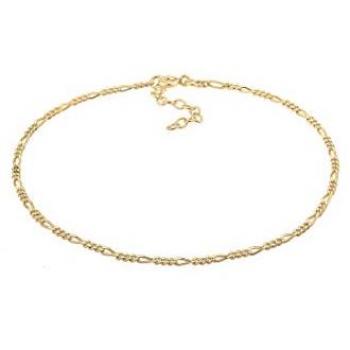 Elli Fußkette Figaro Fußkettchen Basic 925 Silber