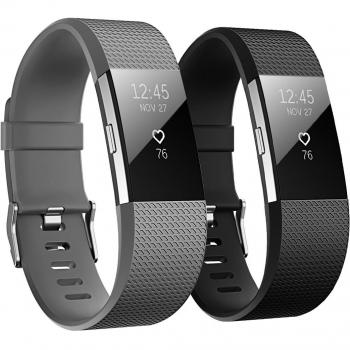 Correa Fitness Wristband Hanlesi para Fitbit Charge 2 con TPU Silicona