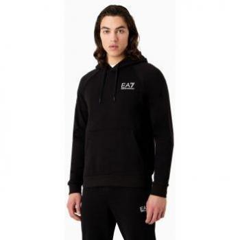 Logo‑Sweatshirt Herren 4XL in Schwarz – EA7 8NPM08_PJ07Z