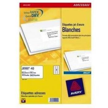 Avery J8166-25 99.1x93.1mm Witte Etiketten 150 Stuks