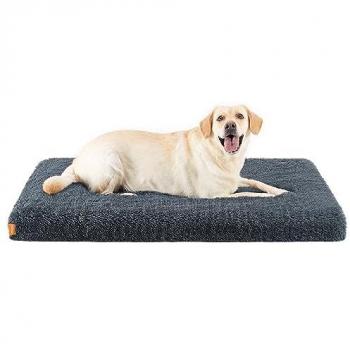 Cama de Peluche para Perros 122 x 74 x 10 cm Gris Oscuro