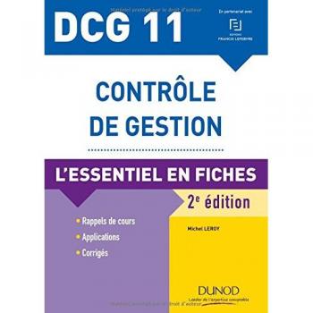 Contrôle de gestion DCG 11 : L'essentiel en fiches