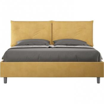 Cama Bolsa Acolchada de Microfibra Appia Ocre 160x190