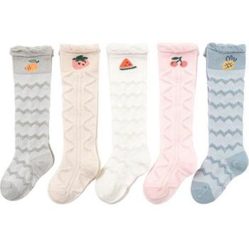 Kniehohe Baumwollsocken für Kleinkinder
