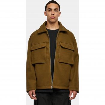 Urban Classics Giacca Bomber Big Pocket Verde Oliva