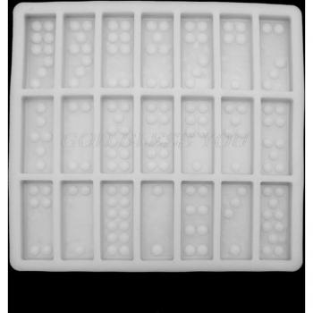 Silicone Dominoes Mold for Polymer Clay