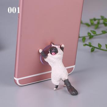 Suction Cup Angry Cat Phone Holder for iPhone Xs and Huawei P30