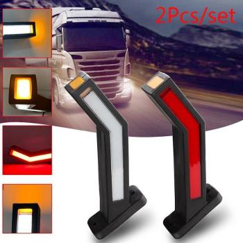 Lumières LED de Signalisation Latérale pour Remorque 12-24V