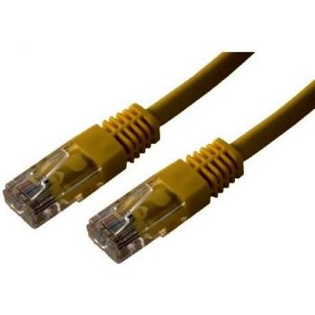 MCL Cable RJ45 Cat5E 0.5 m Amarillo