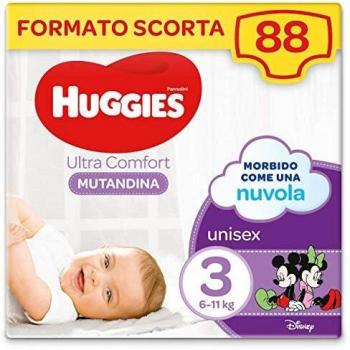 Huggies Ultra Comfort Pannolino Mutandina Taglia 3 88 Pannolini Mickey e Minnie