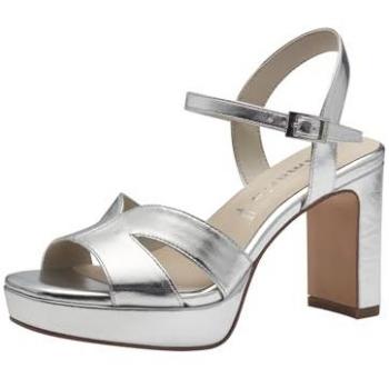 Tamaris 1-28349-42941 Sandalias de Noche Plata para Mujer