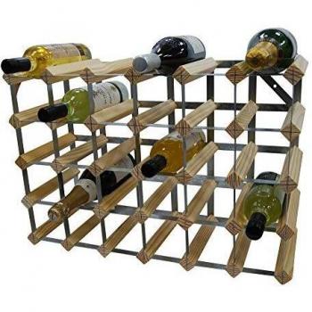 Pine Log Wine Rack 30 Bottles – DS Wineware