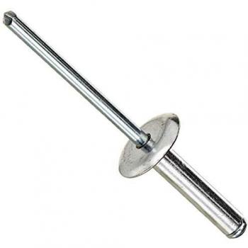 Bralo 50 Piece Steel Aluminium Blind Rivet Set 4mm x 18mm
