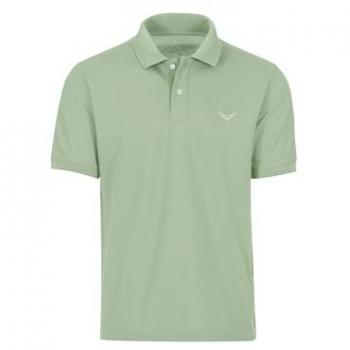 TRIGEMA Damen Poloshirt DELUXE Piqué in Grün Tea, Größe S