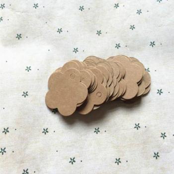 4x4 cm Blank Paper Id Tags, 500 Pcs/lot