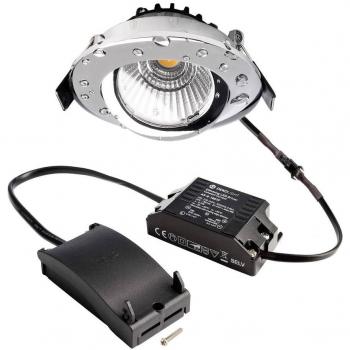 Deko Light 565406 Dione – Spot LED encastrable CEE F 8,5 W chromé