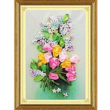 DIY 3D Blooming Flower Embroidery Wall Decor