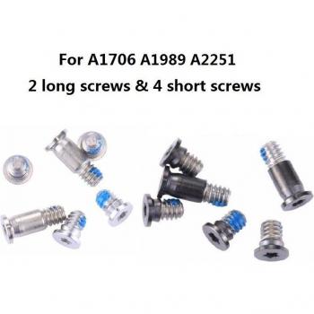 A2251 Screws Set for MacBook Pro 13 A1706 A1989 (6PCS)