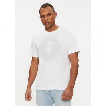 Save The Duck Herrenmode T-Shirt DT1716M BESY18 Weiß Regular Fit