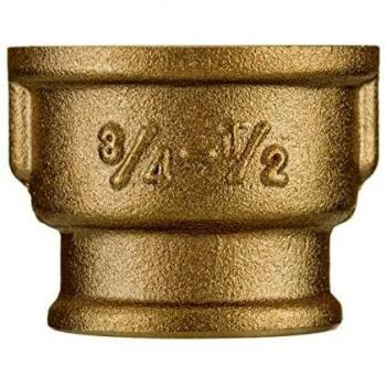 3/4 BSP Female Thread Pipe Reduction Muff Union Joiner Fitting Brass