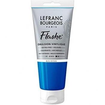 Lefranc Bourgeois Flashe 80ml Ocean Blue Acrylic Vinyl