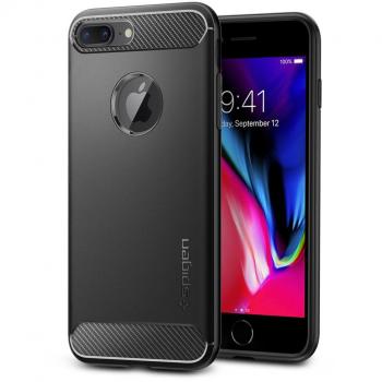 Spigen Rugged Armor Phone Case for iPhone 7 Plus + iPhone 8 Plus – Black