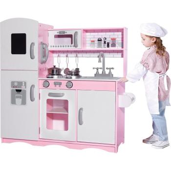 WW-PK-04 Pink Pretend Play Kitchen by Galactica